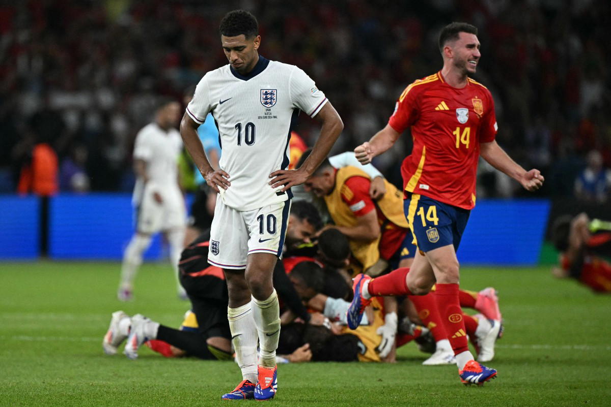 Kings of Europe: Spain are the Euro 2024 Champions 6 | Mania Africa | maniainc.com A visibly dismayed Jude Bellingham after the final whistle of the UEFA Euro 2024 | Spain v England UEFA Euro 2024 Results | Mania Africa