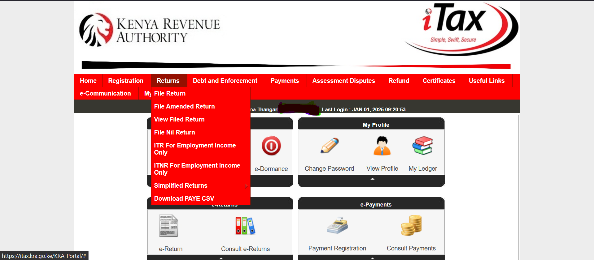 How to File KRA Returns with a P9 Form 2 | Mania Africa | maniainc.com Selecting 'File Returns' in the KRA iTAX Portal | Filing KRA Returns Using a P9 Form in Kenya | Mania Tech