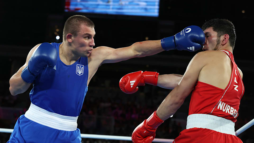 Paris 2024 Olympics: Must-See Highlights and Full List of Winners 84 | Mania Africa | maniainc.com Oleksandr Khyzhniak vs Nurbek Oralbay | Paris 2024 Olympics: Must-See Highlights and Full List of Winners | Mania Sports