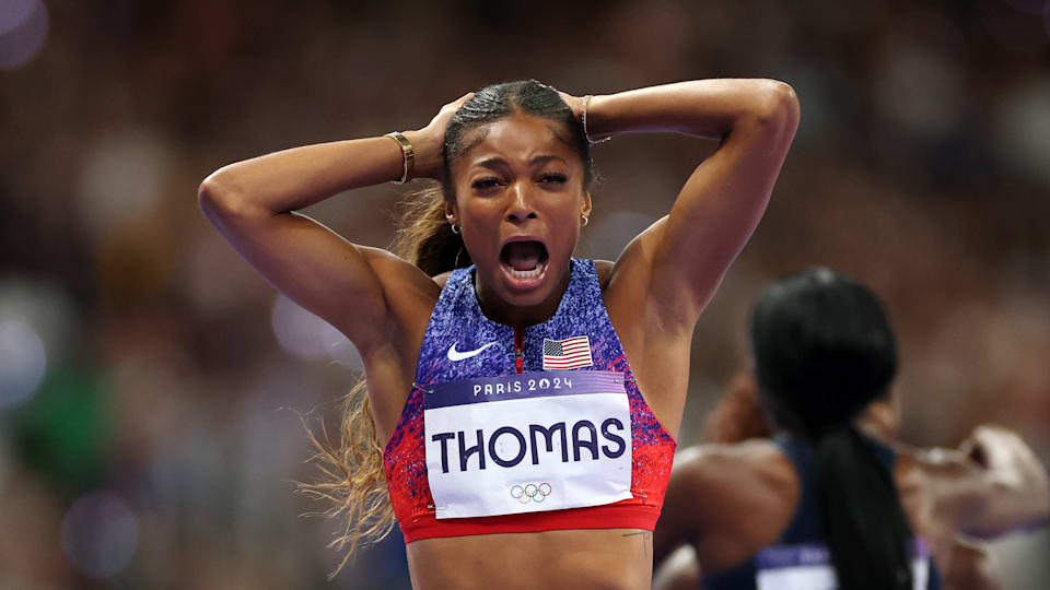 Paris 2024 Olympics: Must-See Highlights and Full List of Winners 90 | Mania Africa | maniainc.com Gabby Thomas couldn