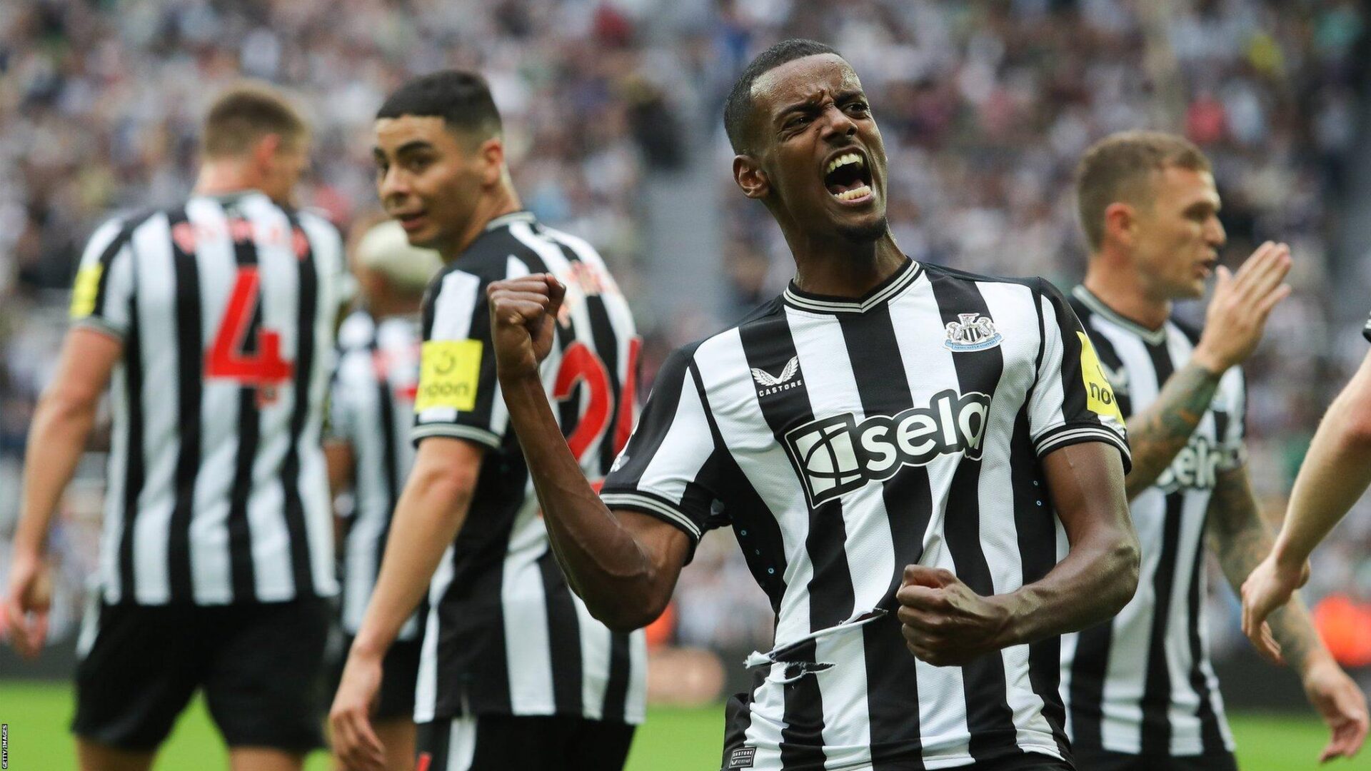 Ahoy! The Premier League Returns Plus EPL GW 1 Results 3 | Mania Africa | maniainc.com Alexander Isak celebrating a goal