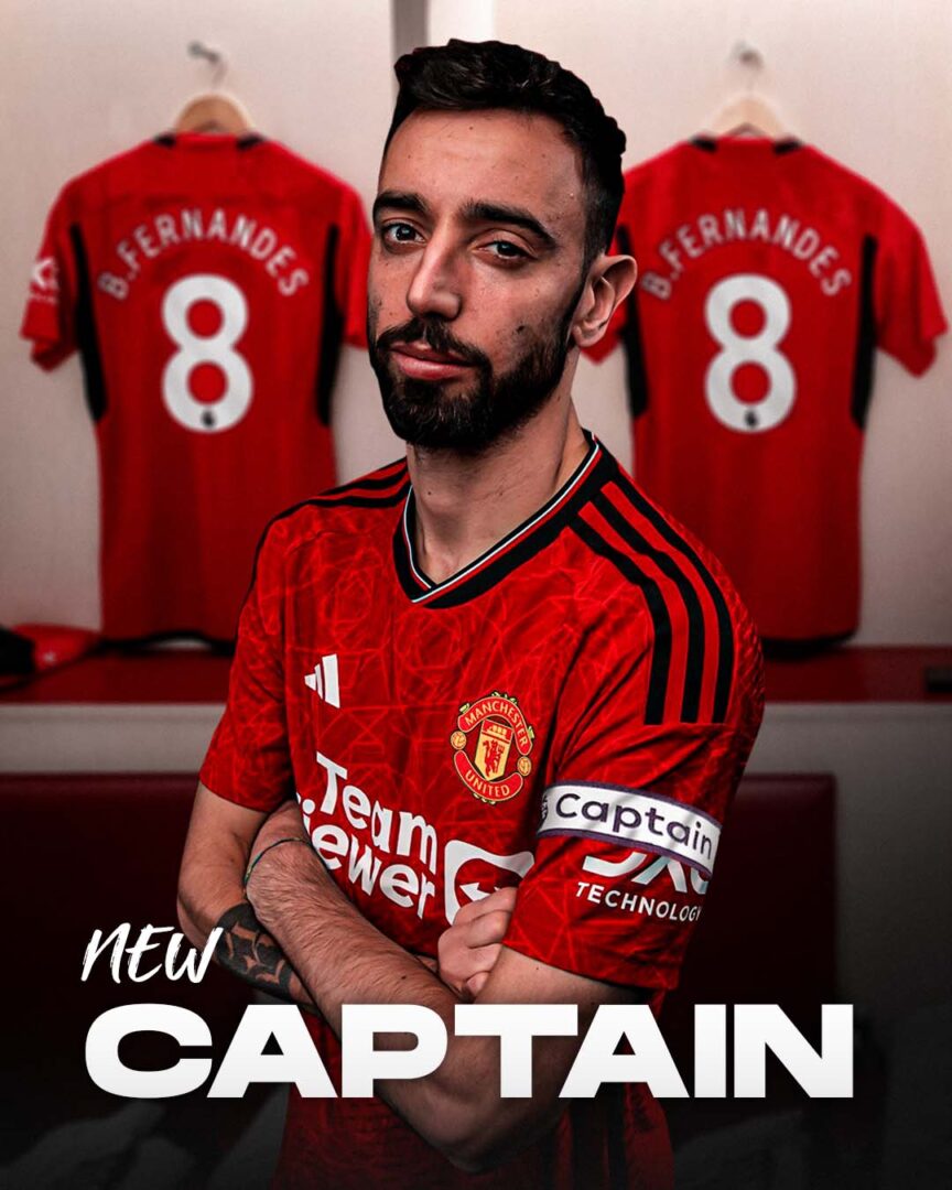 New Man United Captain Bruno Fernandes