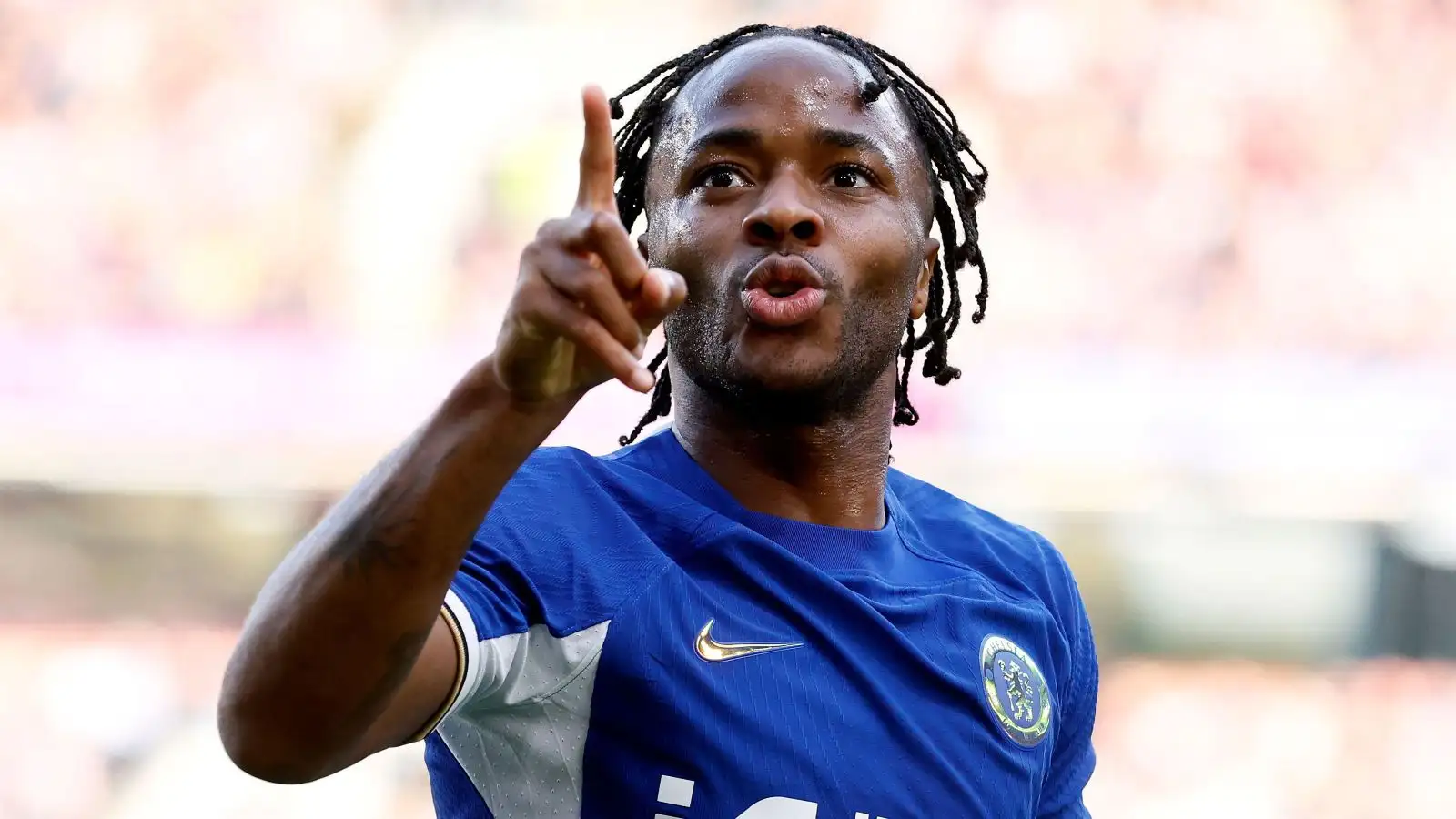 Raheem Sterling celebrating