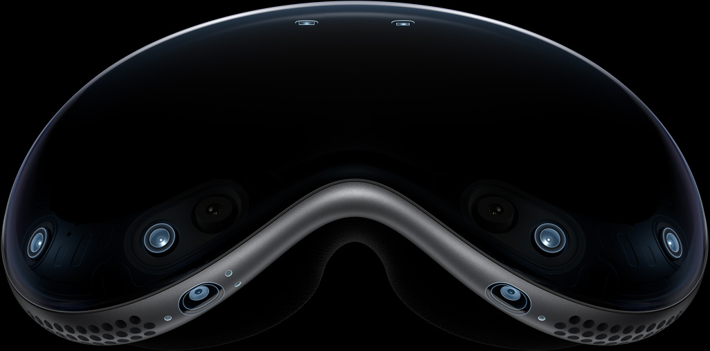 The different cameras and sensors on Apple Vision Pro