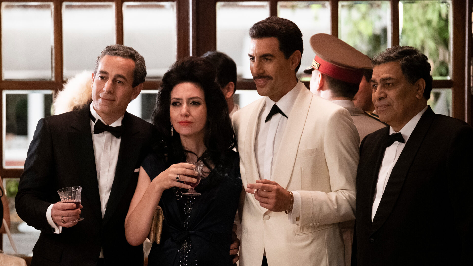 The Spy Series Review 3 | Mania Africa | maniainc.com Kamel Amin Thaabet with General Al Khafez, his wife, and a friend in the Syrian embassy in Buenos Aires