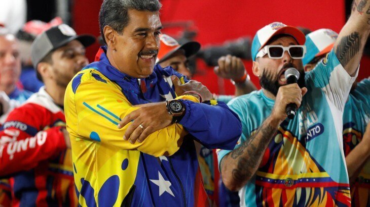 The Fall of Nicolas Maduro? Unrest Erupts in Venezuela Following Maduro's Re-Election 11 | Mania Africa | maniainc.com Nicolas Maduro celebrating his alleged re-election | Venezuela in Turmoil: What Maduro