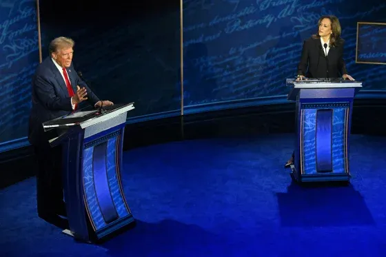 2024 Presidential Debate Analysis: How Harris and Trump Faced Off on National Issues 10 | Mania Africa | maniainc.com Kamala Harris kept giving Trump this look where she appeared to find his words unbelievable to borderline pitying him | 2024 Presidential Debate Analysis: How Harris and Trump Faced Off on National Issues | Mania News