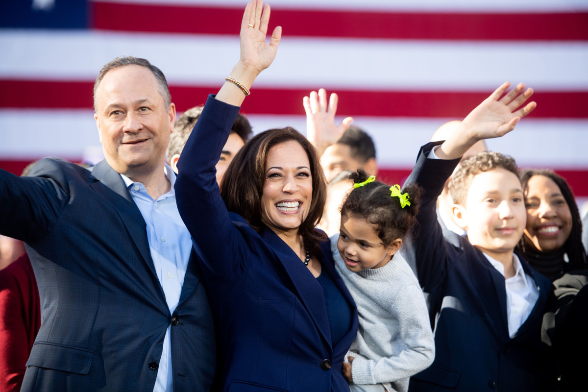 U.S. Election 2024: Will Kamala Harris Beat Donald Trump? 12 | Mania Africa | maniainc.com Kamala and her husband of 10 years, Douglas Emhoff have two kids | Kamala Harris is the Inevitable Democratic Candidate | Mania Politics